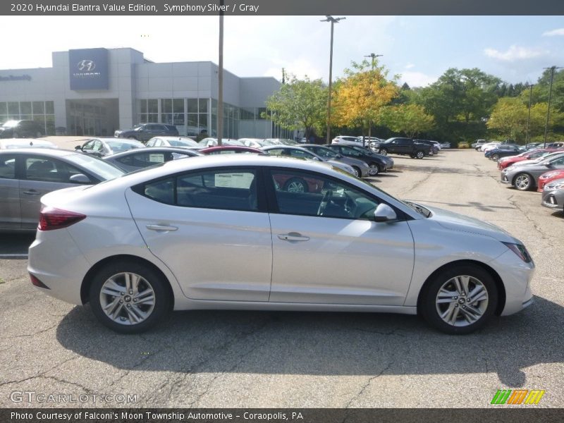 Symphony Silver / Gray 2020 Hyundai Elantra Value Edition