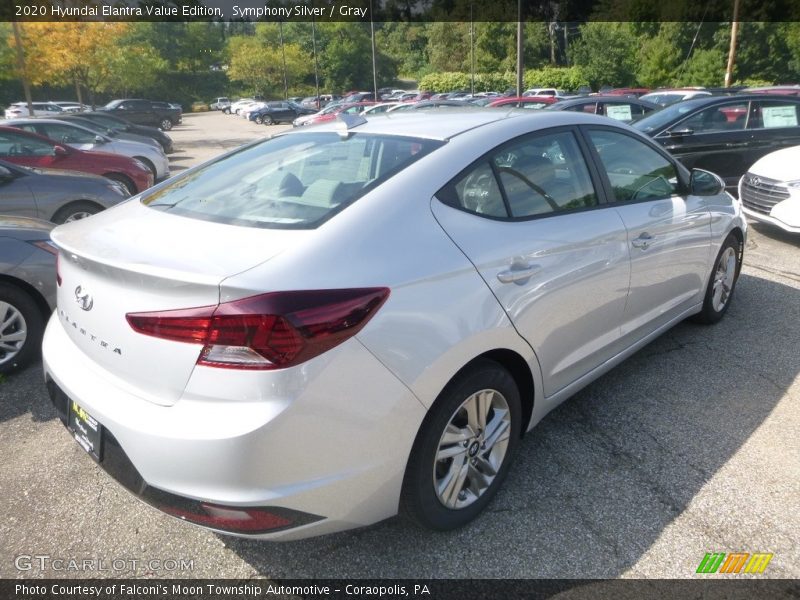 Symphony Silver / Gray 2020 Hyundai Elantra Value Edition