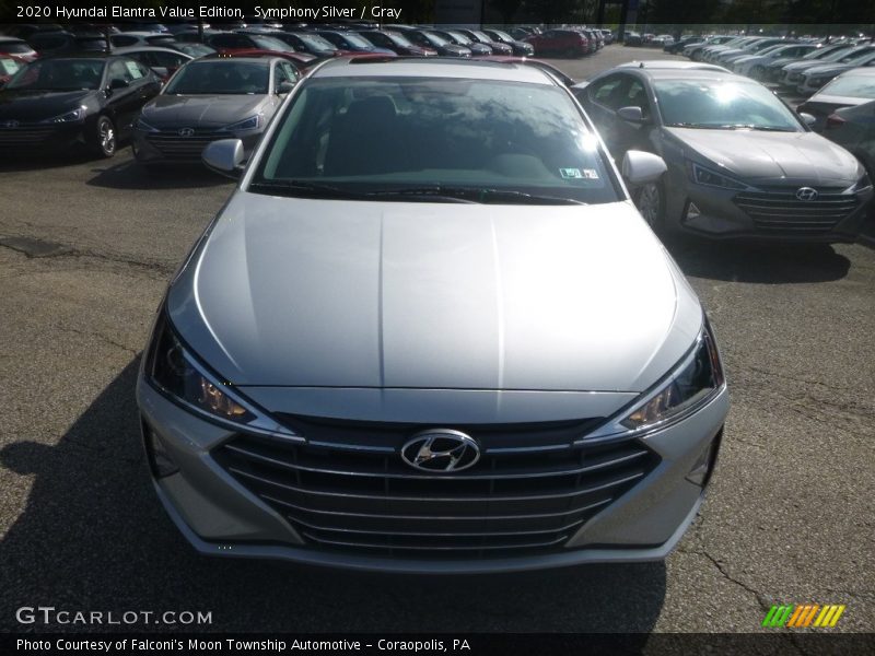 Symphony Silver / Gray 2020 Hyundai Elantra Value Edition