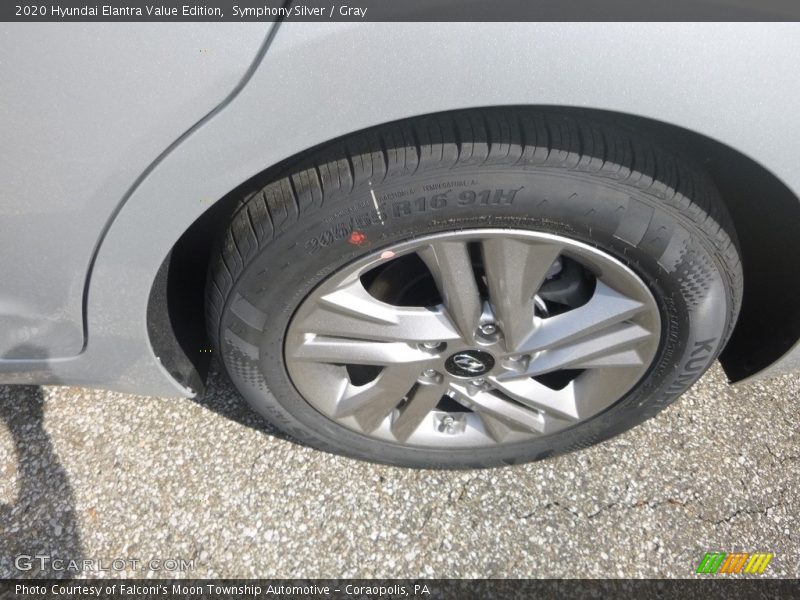 Symphony Silver / Gray 2020 Hyundai Elantra Value Edition