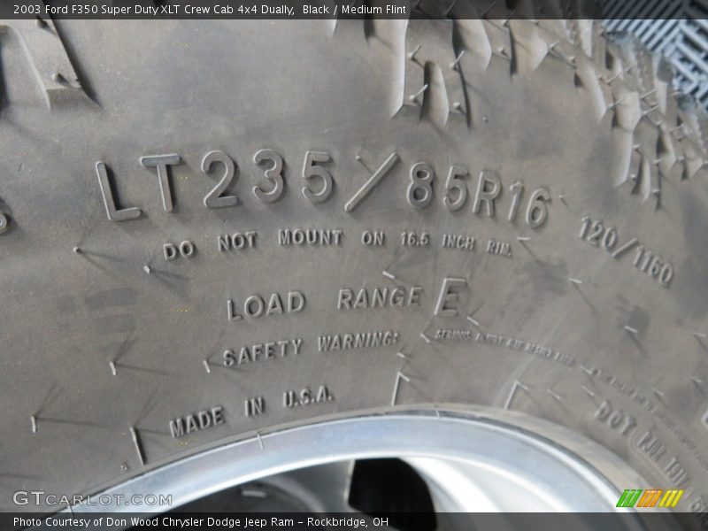 Black / Medium Flint 2003 Ford F350 Super Duty XLT Crew Cab 4x4 Dually