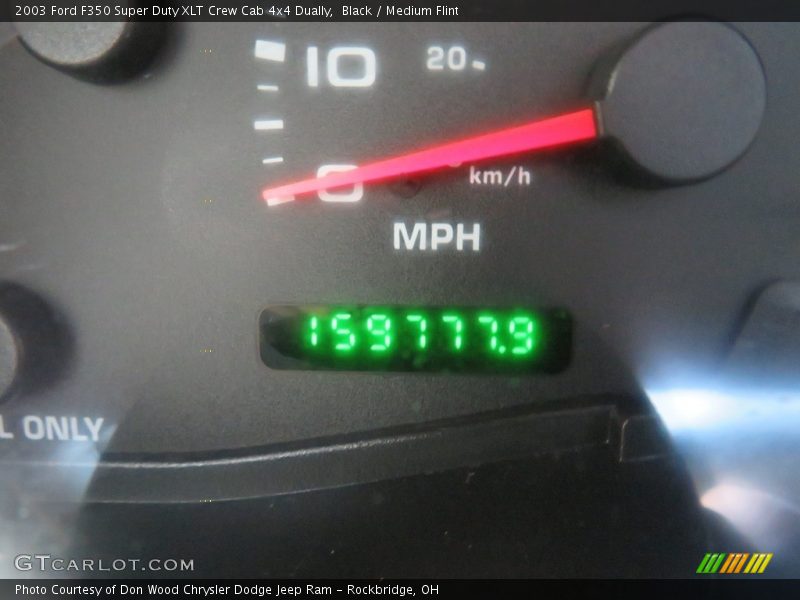 Black / Medium Flint 2003 Ford F350 Super Duty XLT Crew Cab 4x4 Dually