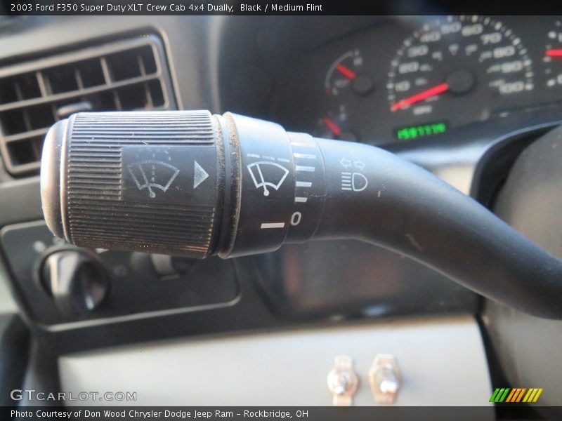 Black / Medium Flint 2003 Ford F350 Super Duty XLT Crew Cab 4x4 Dually