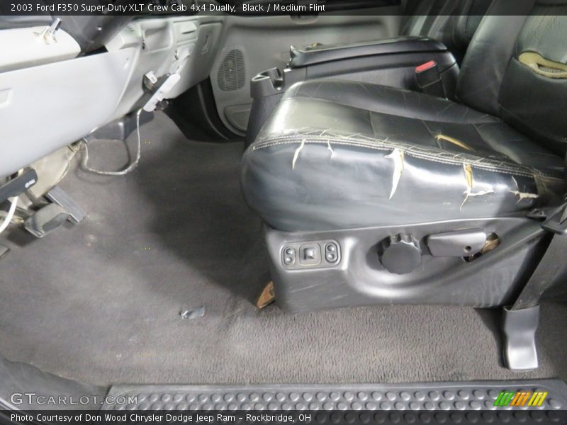 Black / Medium Flint 2003 Ford F350 Super Duty XLT Crew Cab 4x4 Dually