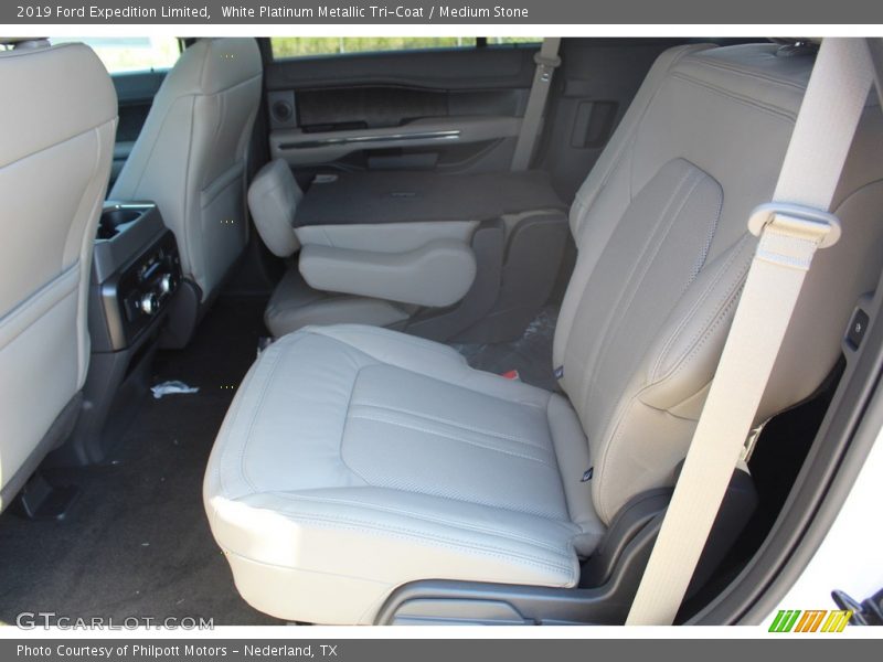 White Platinum Metallic Tri-Coat / Medium Stone 2019 Ford Expedition Limited