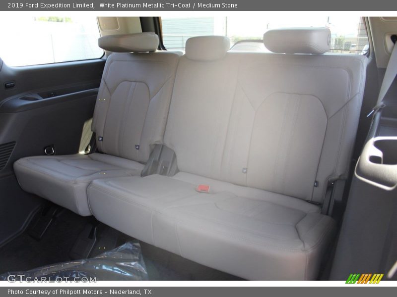 White Platinum Metallic Tri-Coat / Medium Stone 2019 Ford Expedition Limited