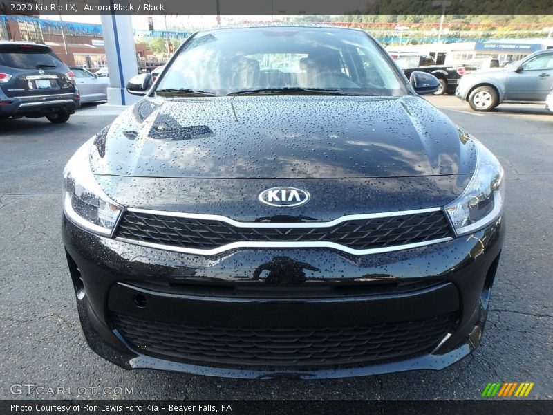 Aurora Black / Black 2020 Kia Rio LX