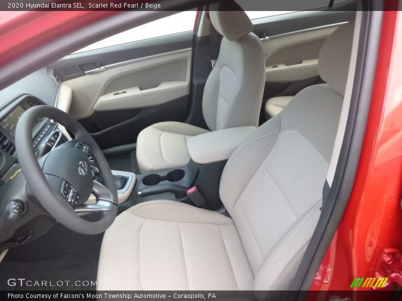 Scarlet Red Pearl / Beige 2020 Hyundai Elantra SEL