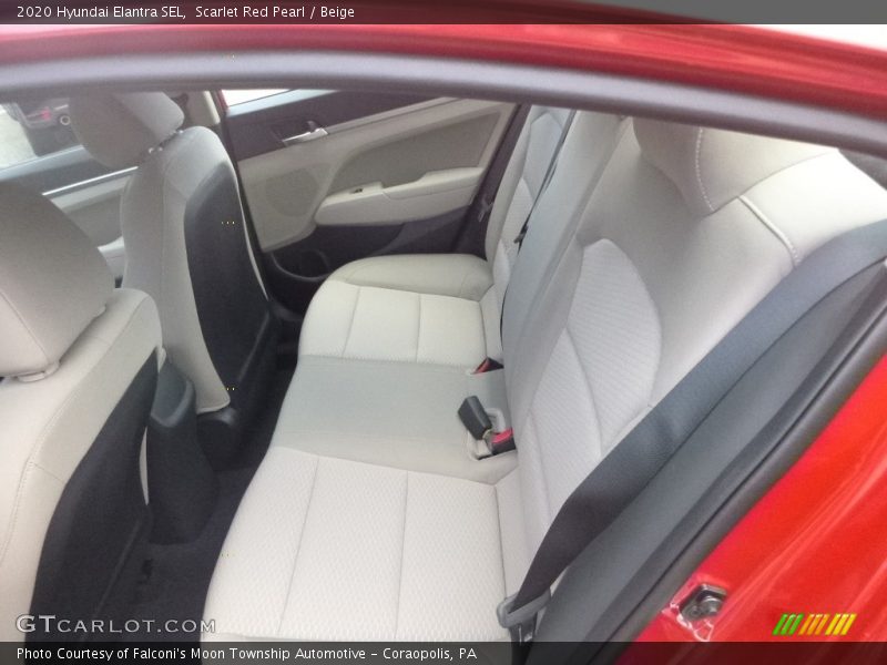Scarlet Red Pearl / Beige 2020 Hyundai Elantra SEL