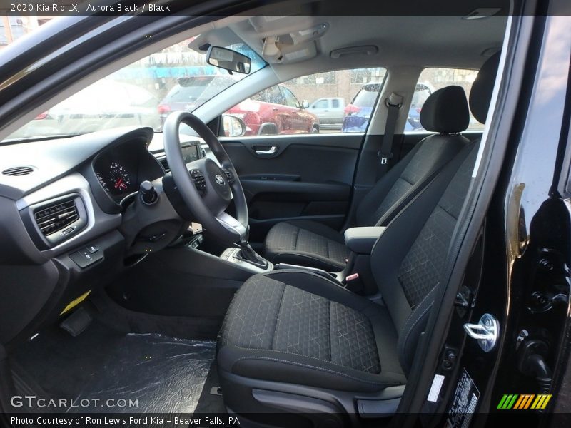  2020 Rio LX Black Interior