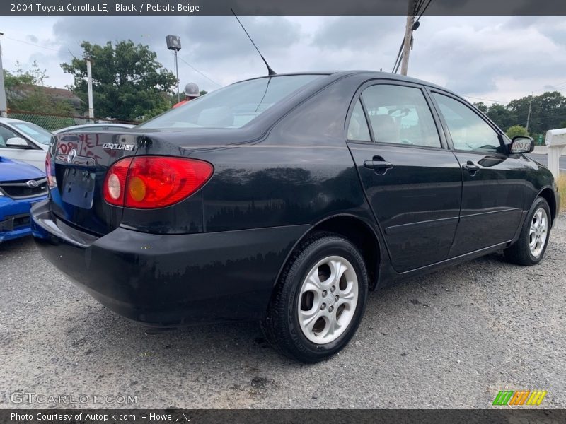 Black / Pebble Beige 2004 Toyota Corolla LE