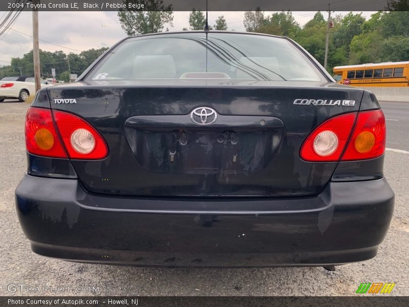 Black / Pebble Beige 2004 Toyota Corolla LE