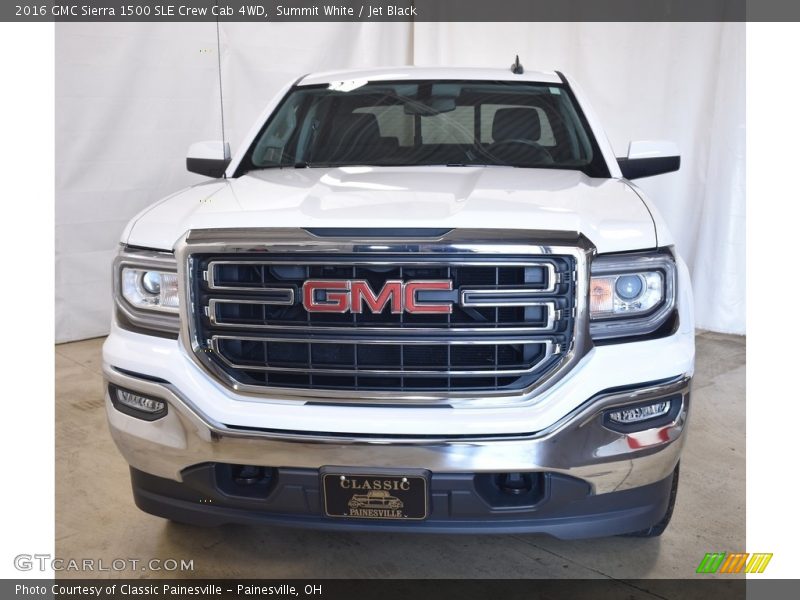 Summit White / Jet Black 2016 GMC Sierra 1500 SLE Crew Cab 4WD