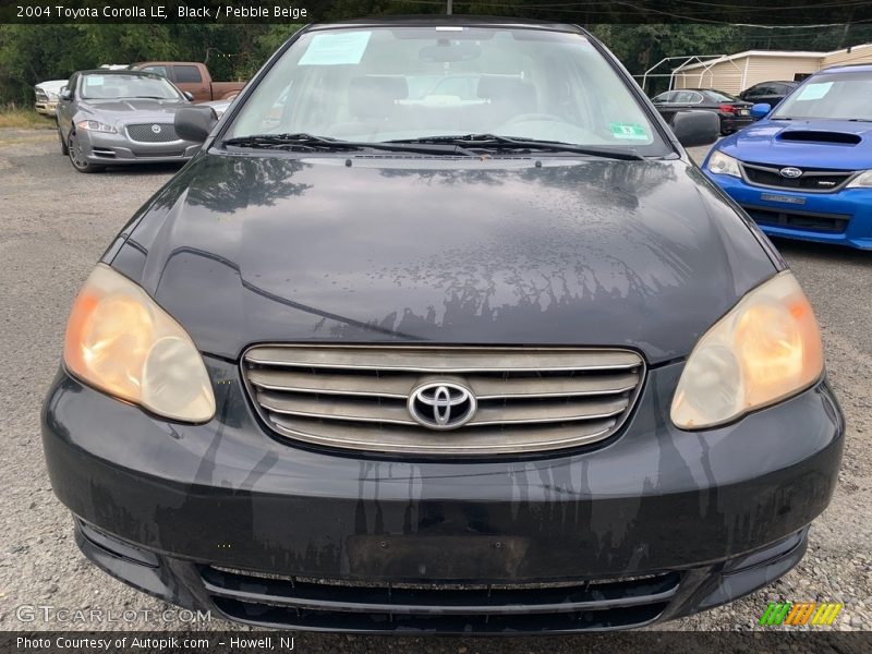 Black / Pebble Beige 2004 Toyota Corolla LE