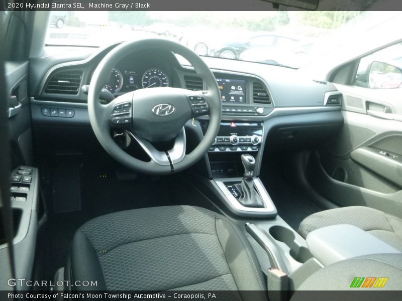 Machine Gray / Black 2020 Hyundai Elantra SEL