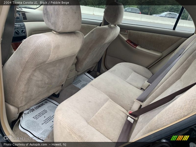 Black / Pebble Beige 2004 Toyota Corolla LE