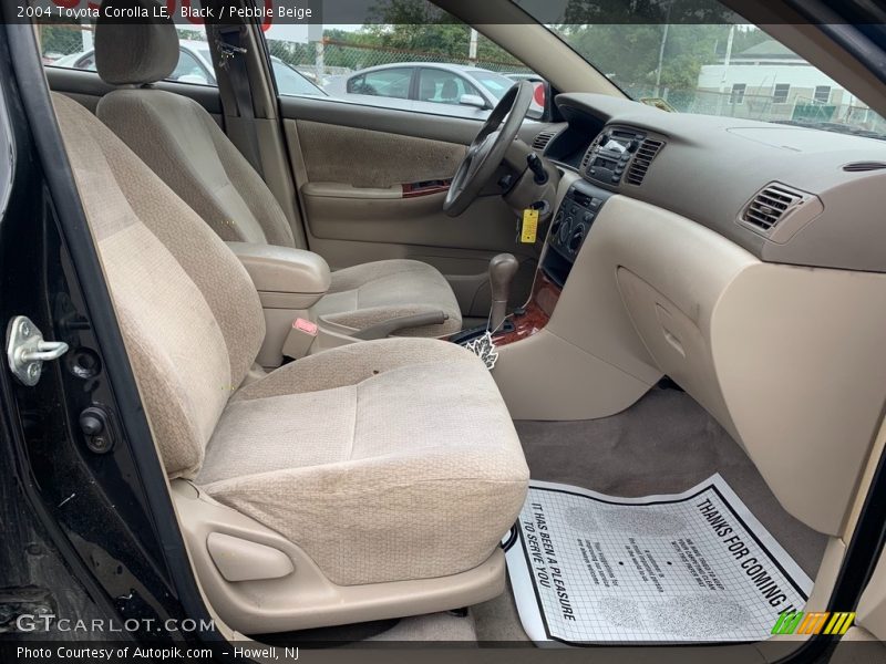 Black / Pebble Beige 2004 Toyota Corolla LE