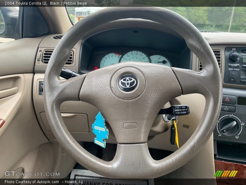 Black / Pebble Beige 2004 Toyota Corolla LE