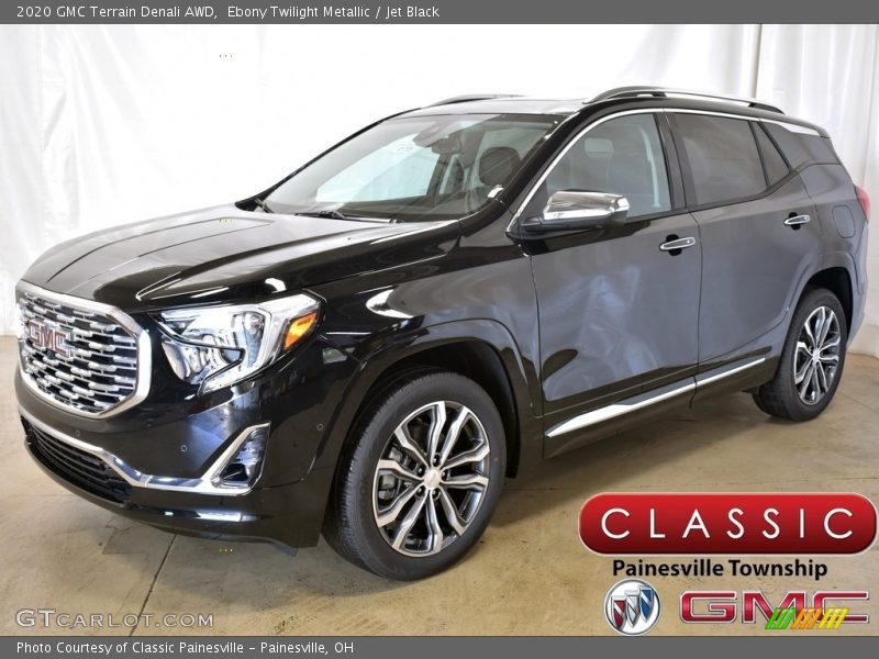 Ebony Twilight Metallic / Jet Black 2020 GMC Terrain Denali AWD