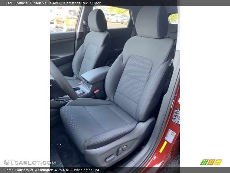 Front Seat of 2020 Tucson Value AWD