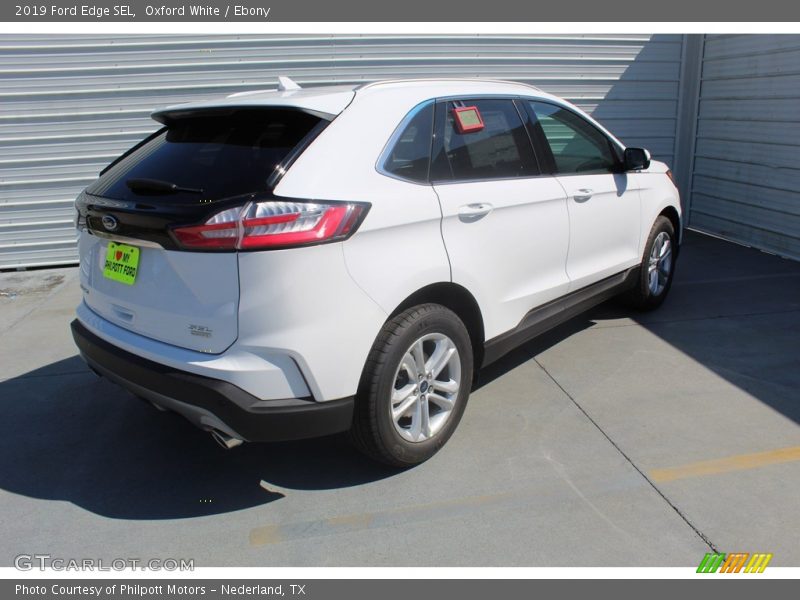 Oxford White / Ebony 2019 Ford Edge SEL