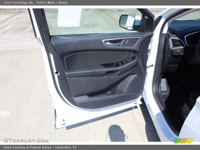 Oxford White / Ebony 2019 Ford Edge SEL