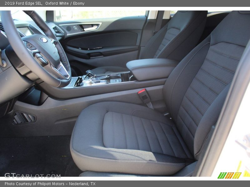 Oxford White / Ebony 2019 Ford Edge SEL