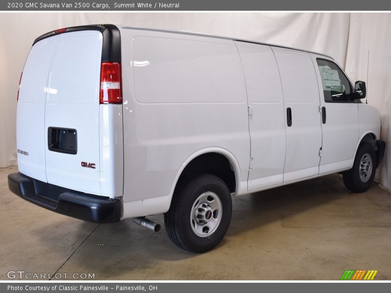  2020 Savana Van 2500 Cargo Summit White