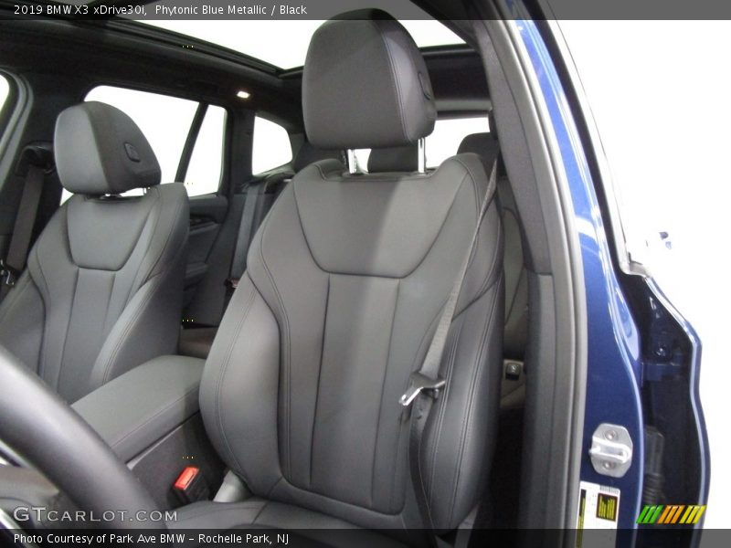 Phytonic Blue Metallic / Black 2019 BMW X3 xDrive30i