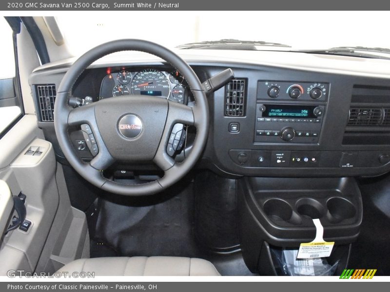 Dashboard of 2020 Savana Van 2500 Cargo