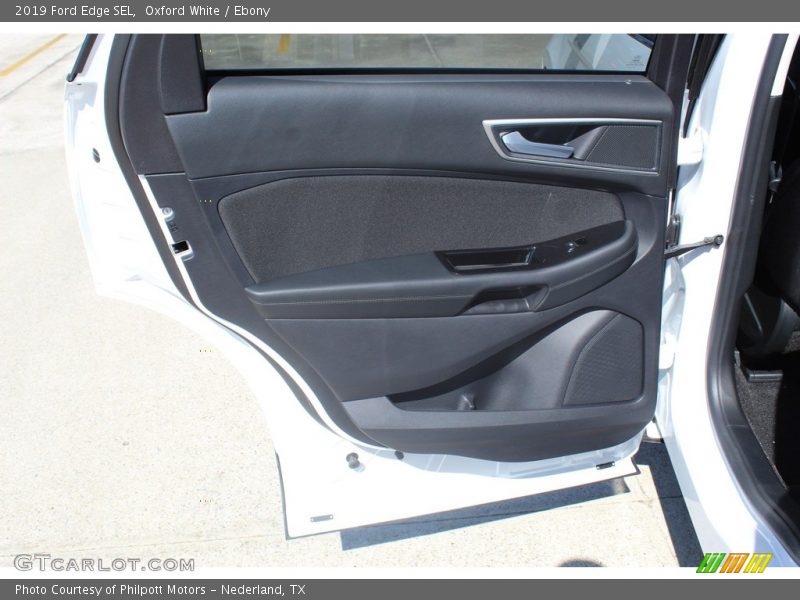 Oxford White / Ebony 2019 Ford Edge SEL