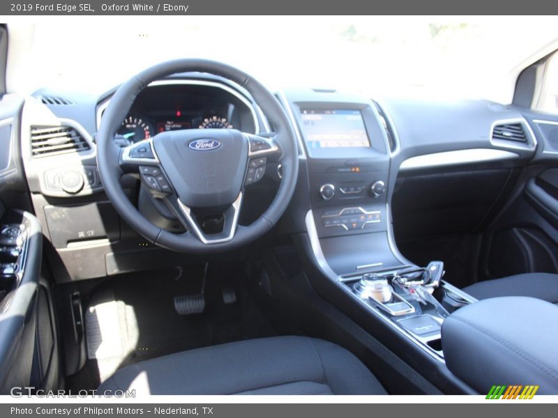 Oxford White / Ebony 2019 Ford Edge SEL