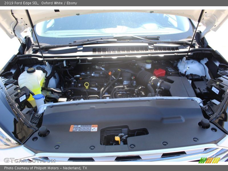 Oxford White / Ebony 2019 Ford Edge SEL