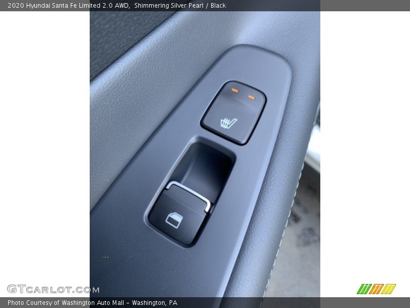 Shimmering Silver Pearl / Black 2020 Hyundai Santa Fe Limited 2.0 AWD