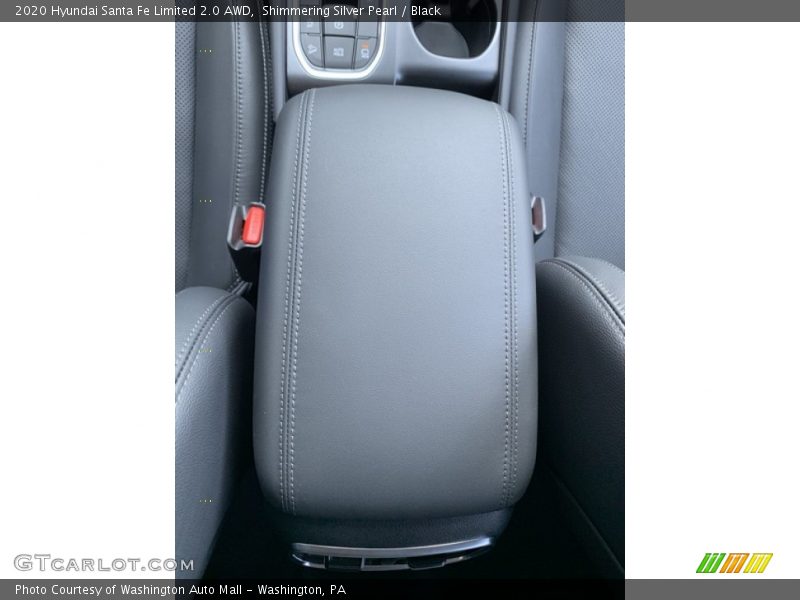 Shimmering Silver Pearl / Black 2020 Hyundai Santa Fe Limited 2.0 AWD