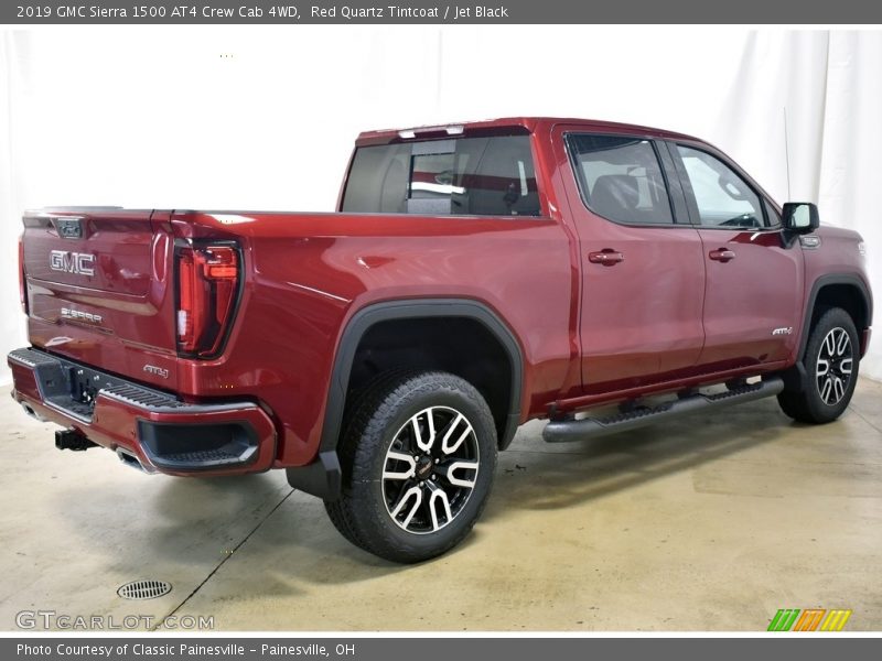 Red Quartz Tintcoat / Jet Black 2019 GMC Sierra 1500 AT4 Crew Cab 4WD