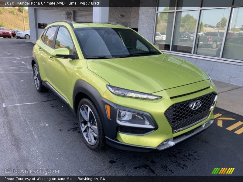 Front 3/4 View of 2020 Kona Ultimate AWD