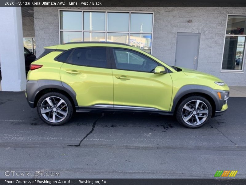  2020 Kona Ultimate AWD Lime Twist