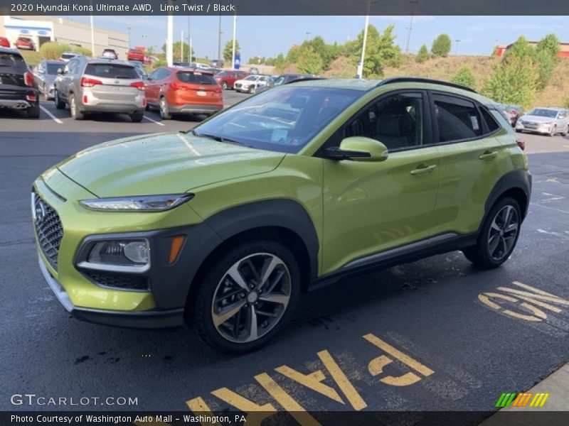  2020 Kona Ultimate AWD Lime Twist
