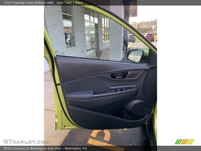 Lime Twist / Black 2020 Hyundai Kona Ultimate AWD