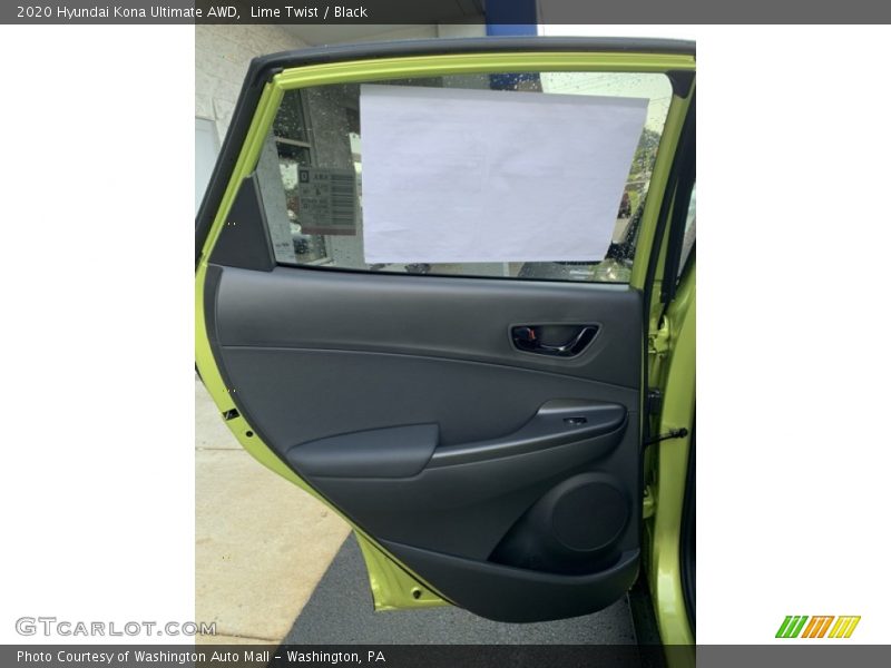 Lime Twist / Black 2020 Hyundai Kona Ultimate AWD