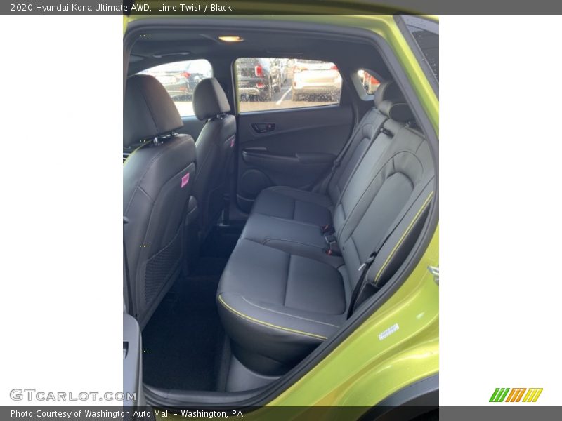 Rear Seat of 2020 Kona Ultimate AWD