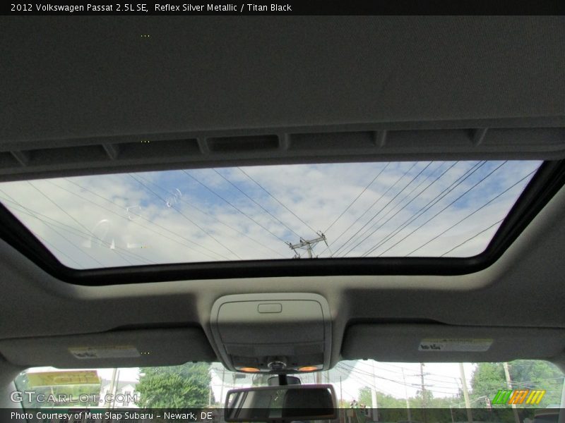 Reflex Silver Metallic / Titan Black 2012 Volkswagen Passat 2.5L SE