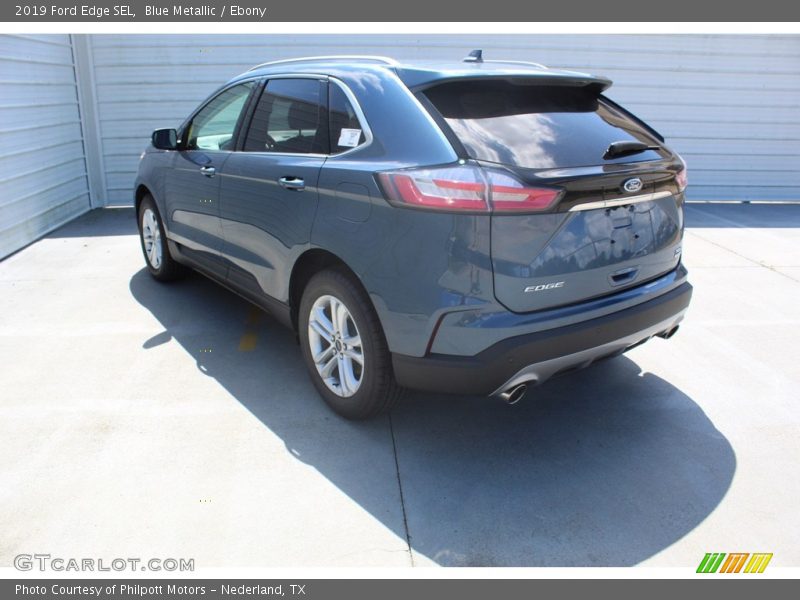 Blue Metallic / Ebony 2019 Ford Edge SEL