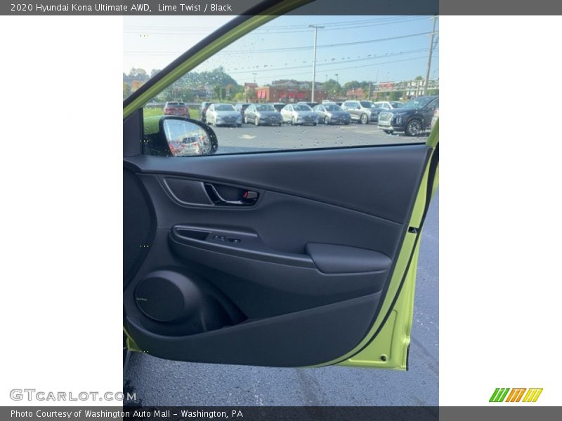 Lime Twist / Black 2020 Hyundai Kona Ultimate AWD