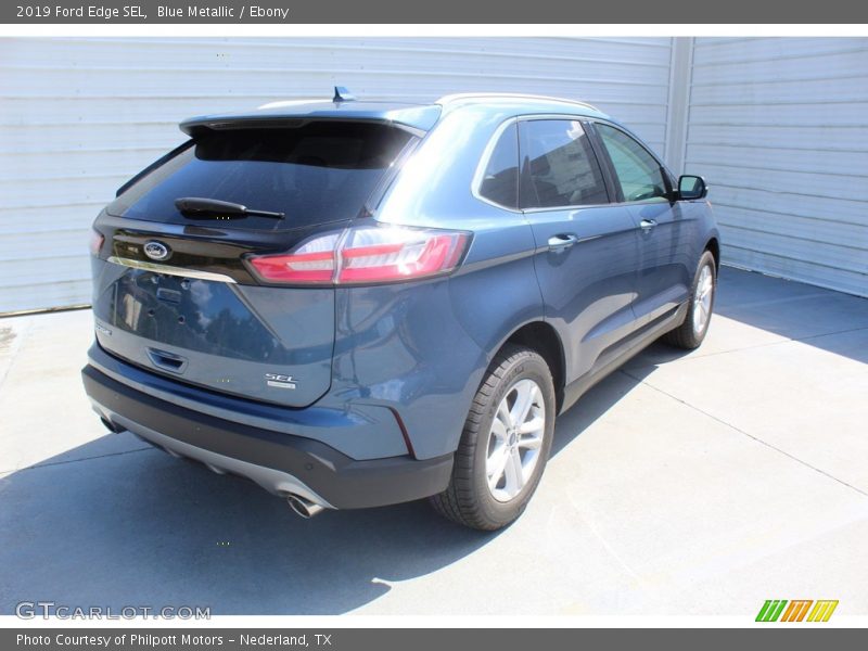 Blue Metallic / Ebony 2019 Ford Edge SEL
