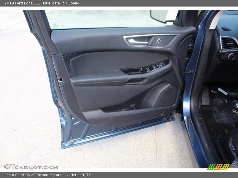 Blue Metallic / Ebony 2019 Ford Edge SEL