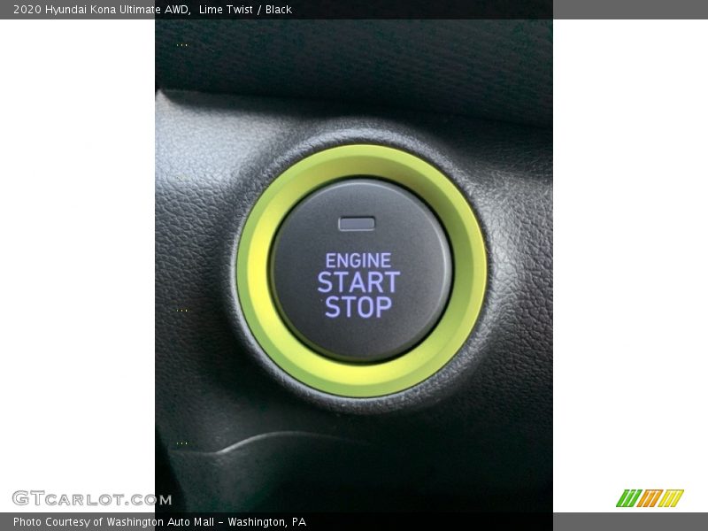 Controls of 2020 Kona Ultimate AWD