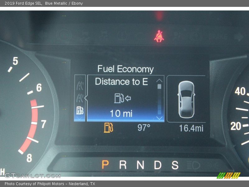 Blue Metallic / Ebony 2019 Ford Edge SEL
