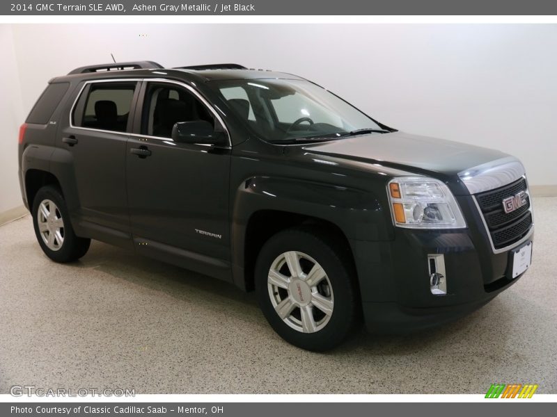 Ashen Gray Metallic / Jet Black 2014 GMC Terrain SLE AWD